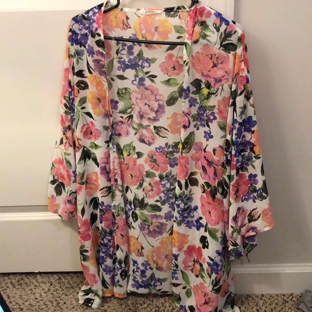 Sheer cardigan